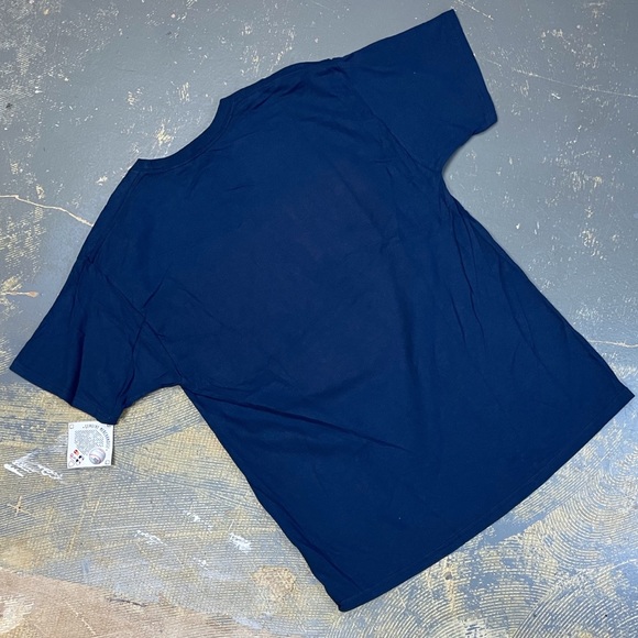 Majestic Milwaukee Brewers Shirt Navy MLB Retro Vintage Large - Picture 2 of 8